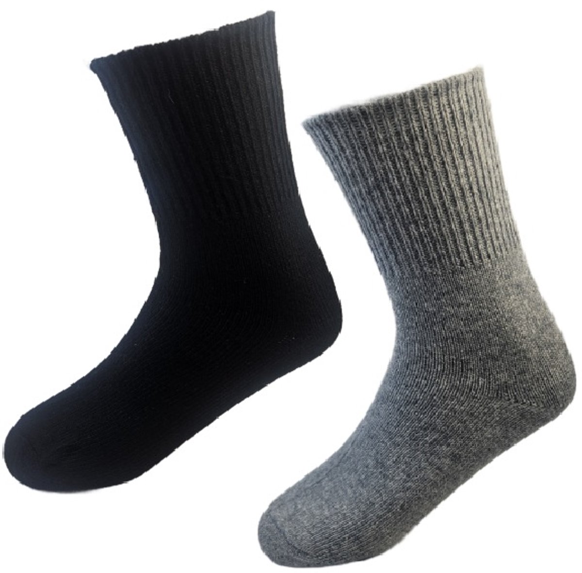 BamBella ® - 2 paar Sokken - Wol - maat 36-41 - Alpaca schaap warme wollen dikke winter sokken - thermo