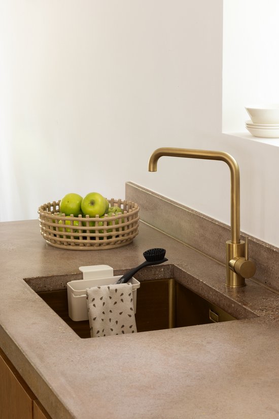 Organisateur d'Évier Brabantia SinkSide - avec Porte-Torchon - Beige Doux