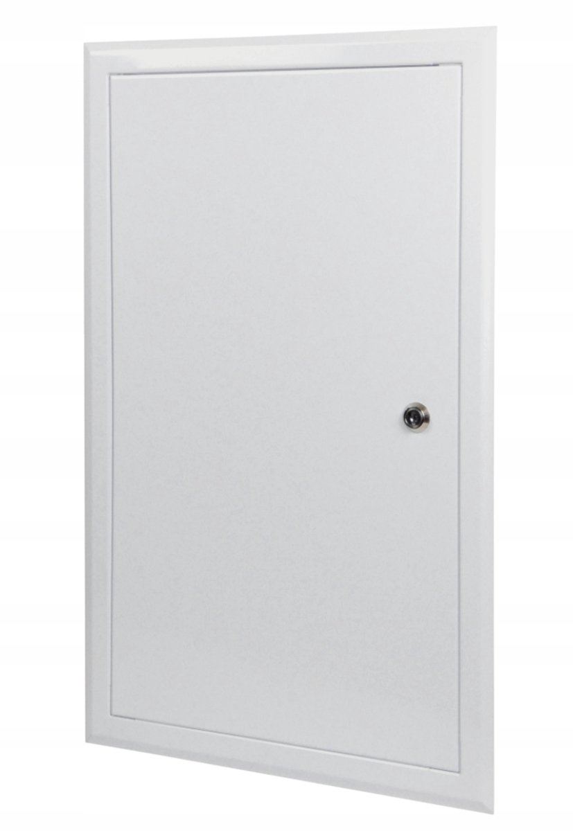Onderhoudsluik 350x500mm Metaal Wit Met Sleutel