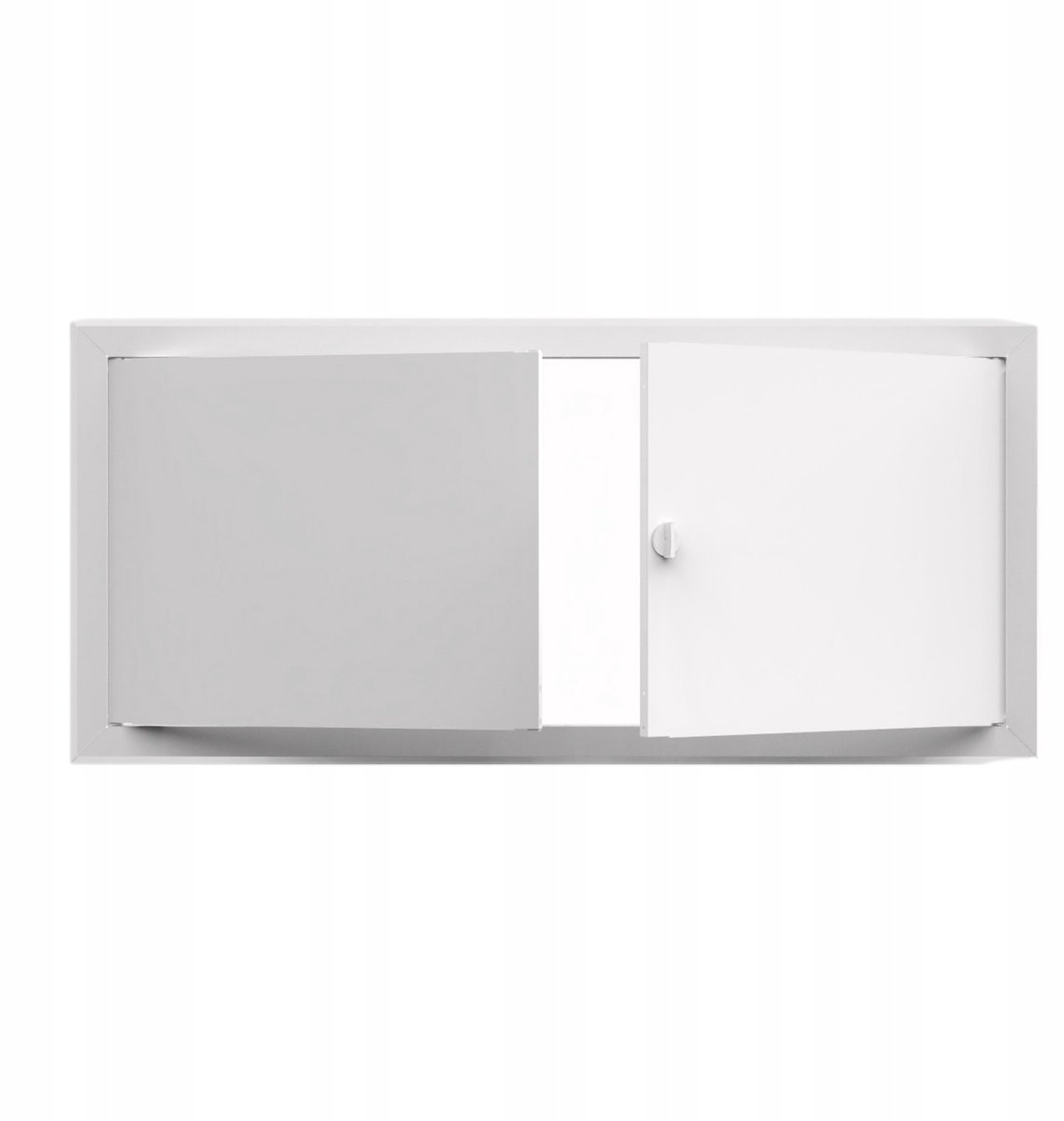 Metalen Inspectieluik Wit 110x40cm - Maxi Serie
