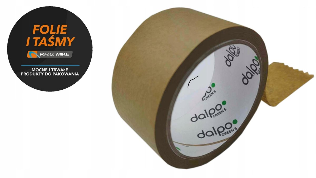 Matte Eco Papieren Verpakkingstape Super Solvent 48mm x 24m