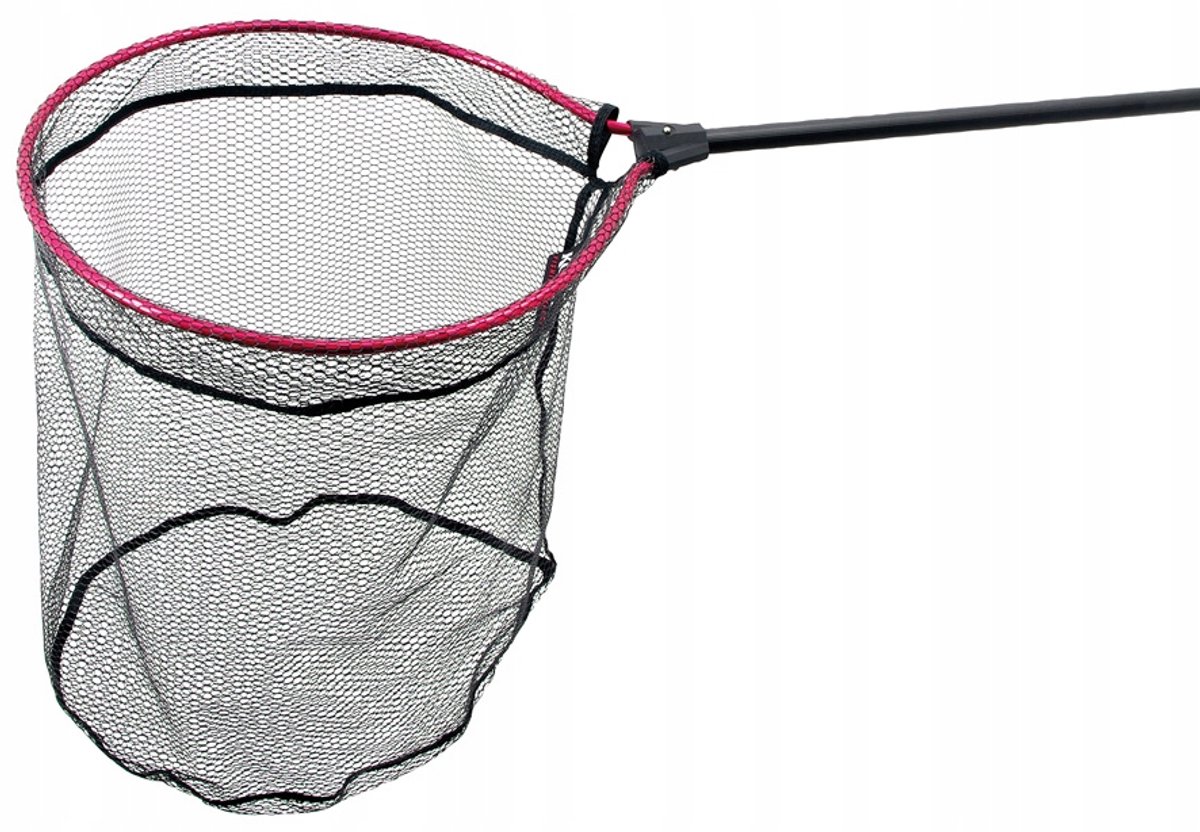 Merkloos Visnet 135cm - Rubberen Coating, 50x55cm Maat