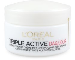 L’Oréal Paris Triple Active Hydraterende Dagcrème - Droge en Gevoelige huid - 50ml - Driedubbele…