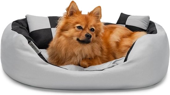 lionto Hondenbed met wendbaar kussen en antislip onderkant, stevig