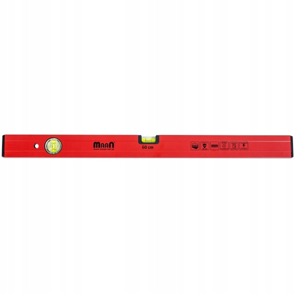 Waterpas Aluminium 40 cm Rood - Precisie & Duurzaamheid
