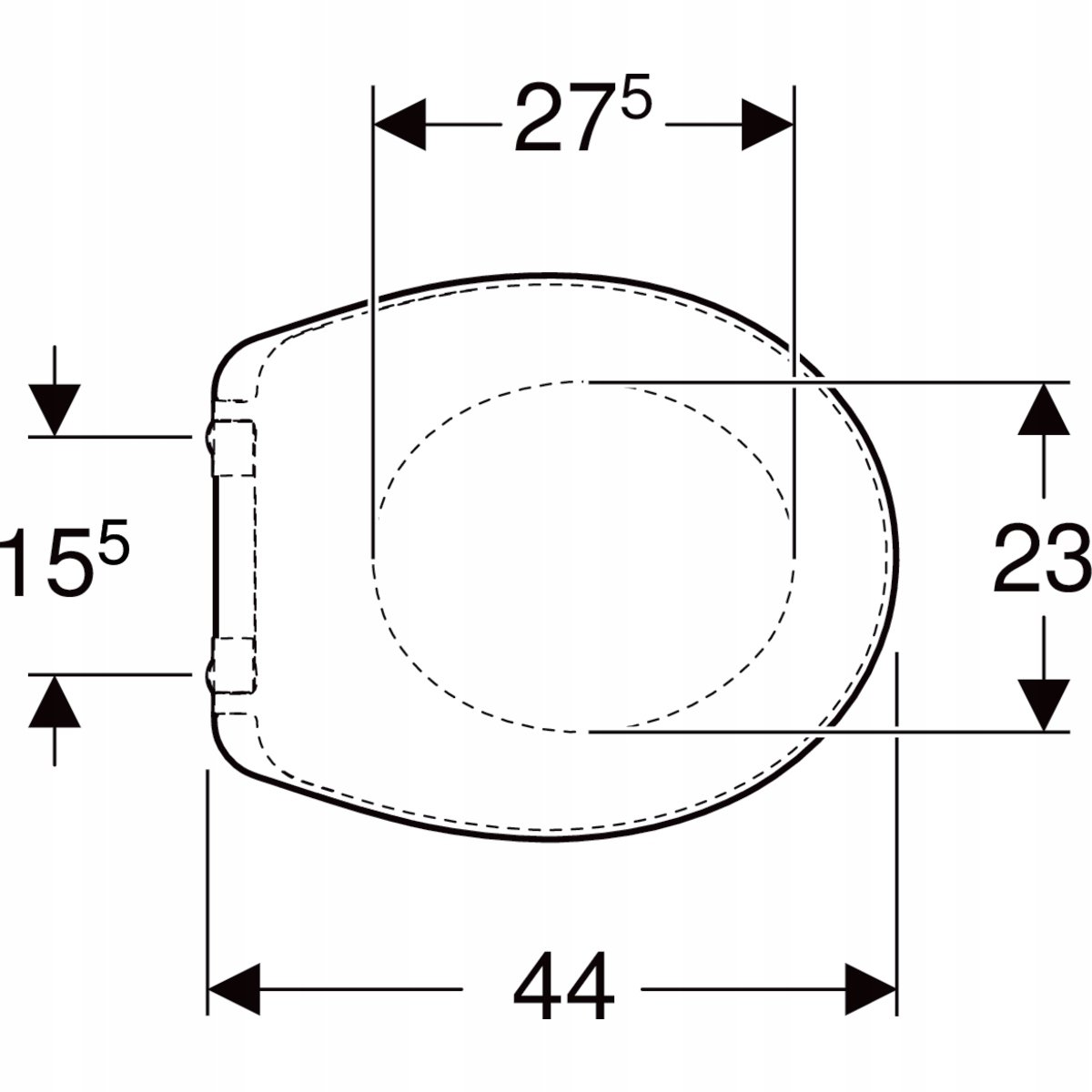 KOŁO Rekord Duroplast Toiletbril - Wit, Soft-Close