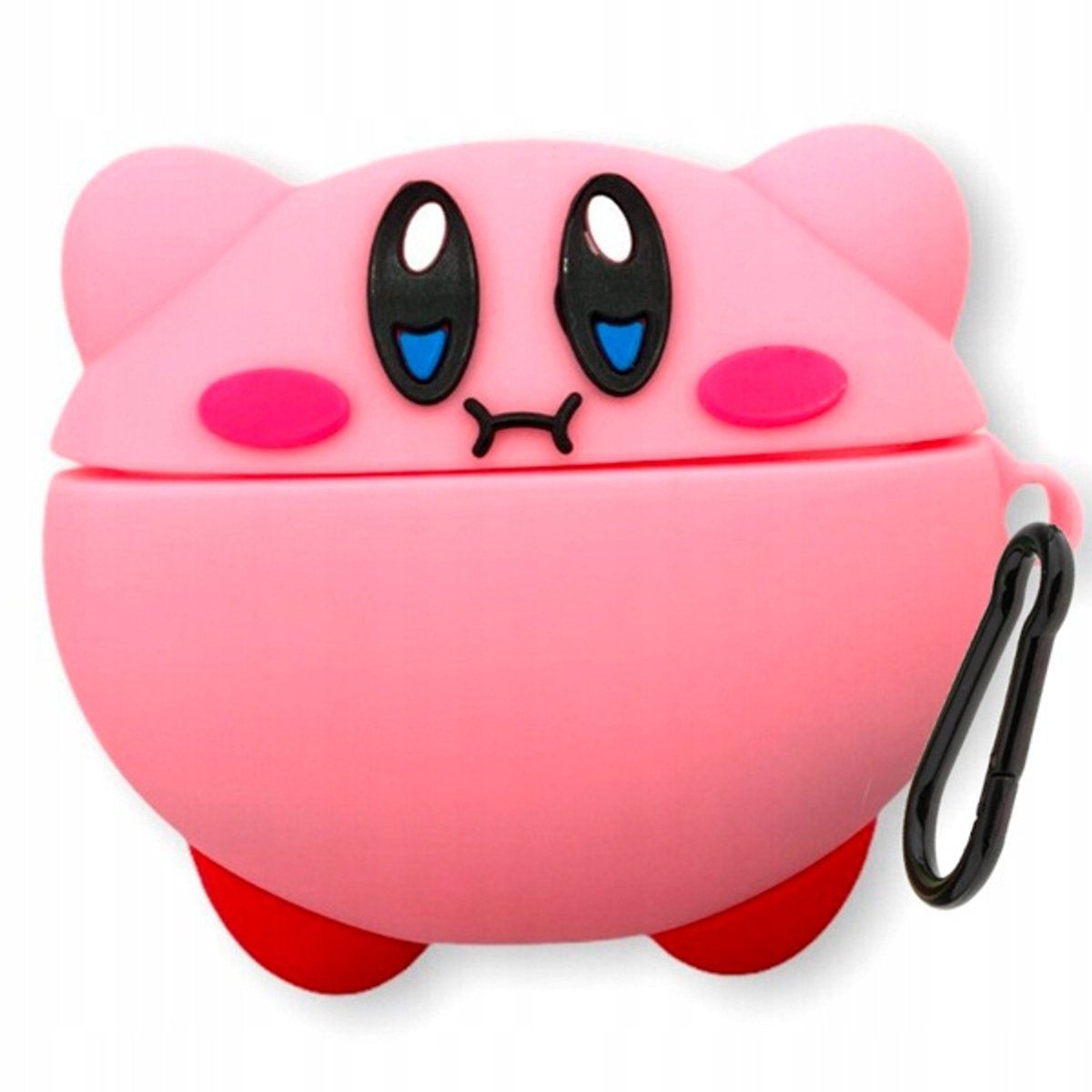 3D Kirby Siliconen Case voor AirPods 3 - Beschermhoes met Sleutelhanger