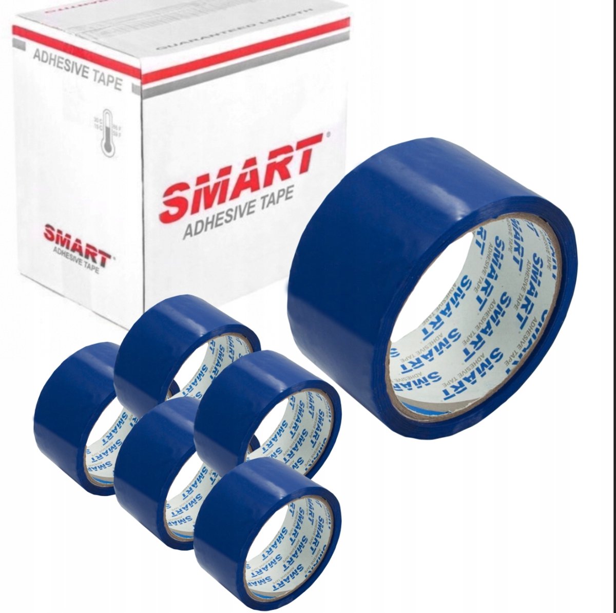 Blauwe Pakkingstape 48mm - 6 Rollen - Sterke Acryllijm