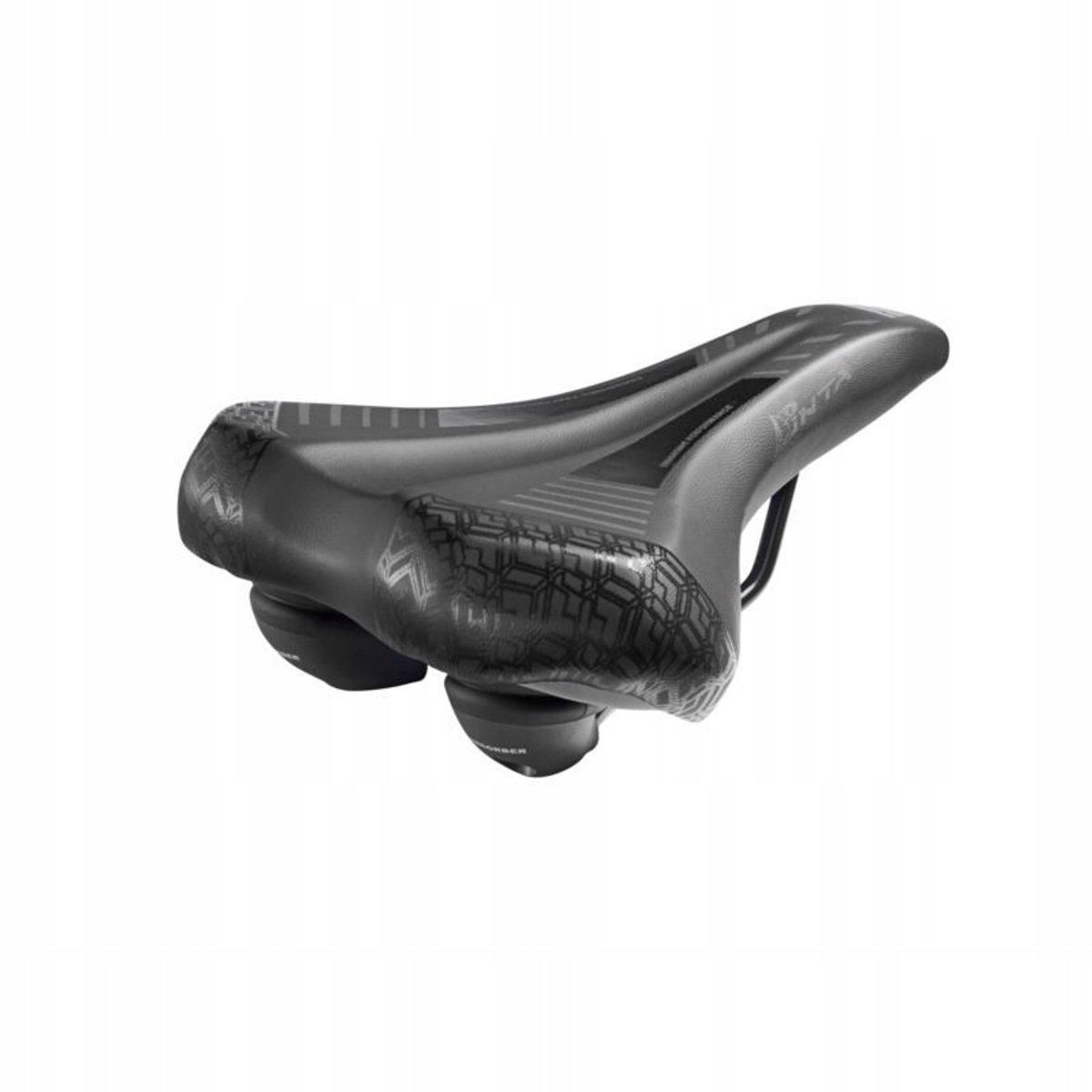 Selle Monte Grappa Pinta Plus Zwart Fietszadel