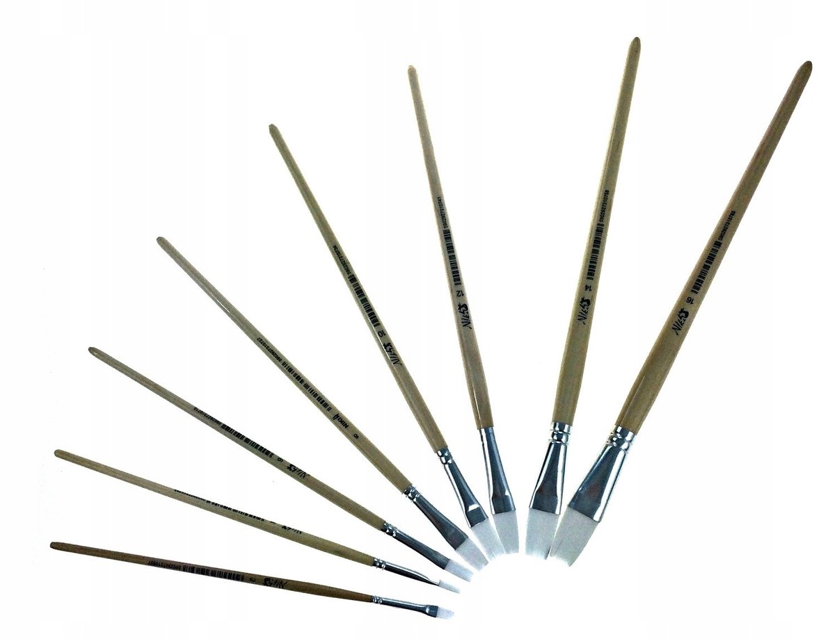 Koh-I-Noor Nylon Penseel Plat Maat 2 voor Schilderen