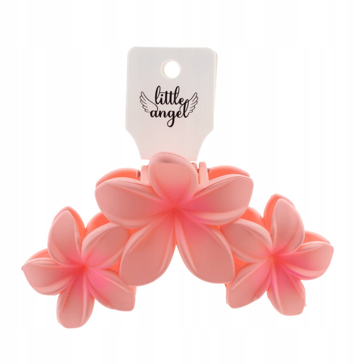 Matte Haarclip met 3 Roze Bloemen - Stijlvol en Trendy