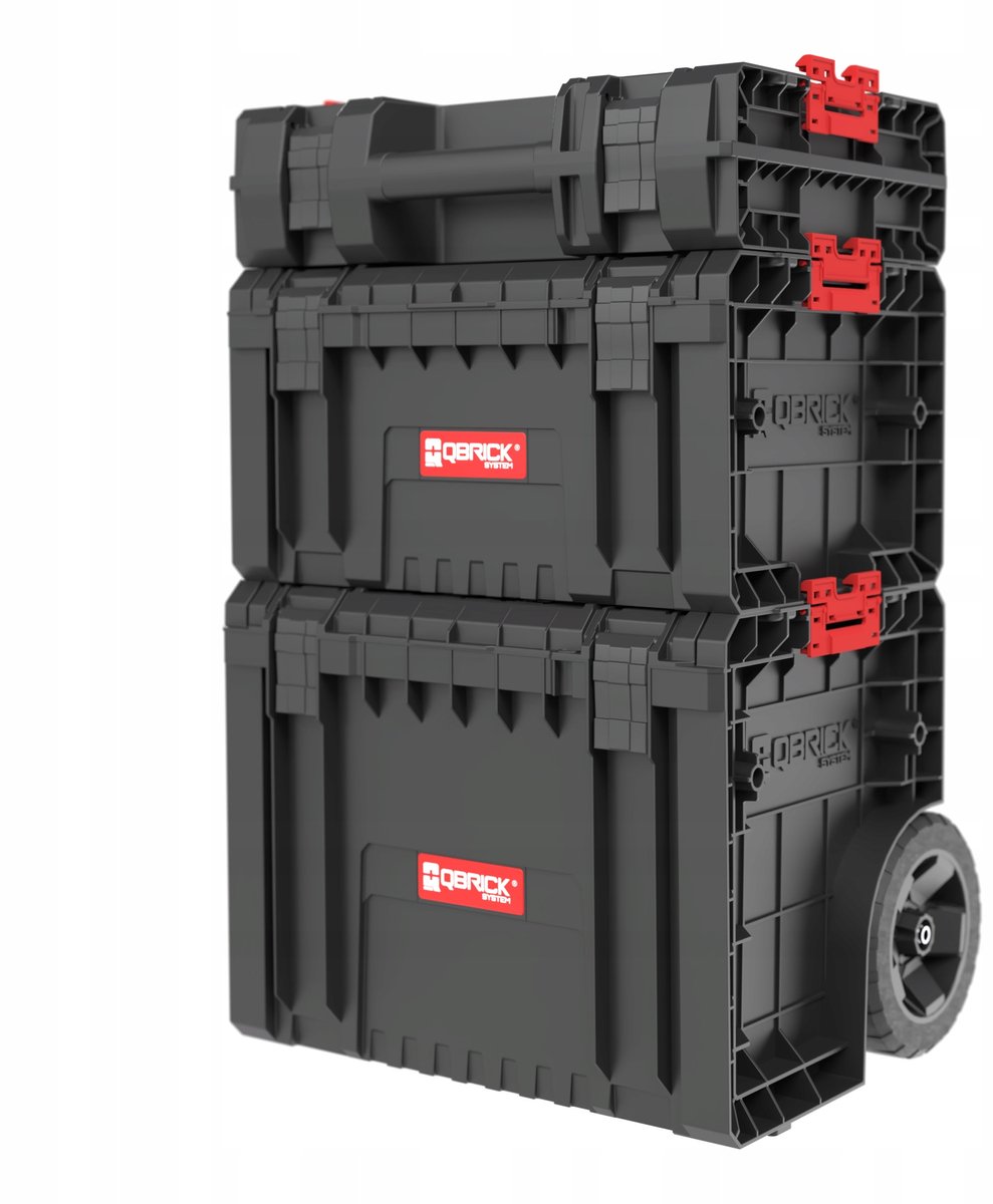Qbrick System PRO 2.0 Werkstattwagen met Gereedschapskisten op Wielen