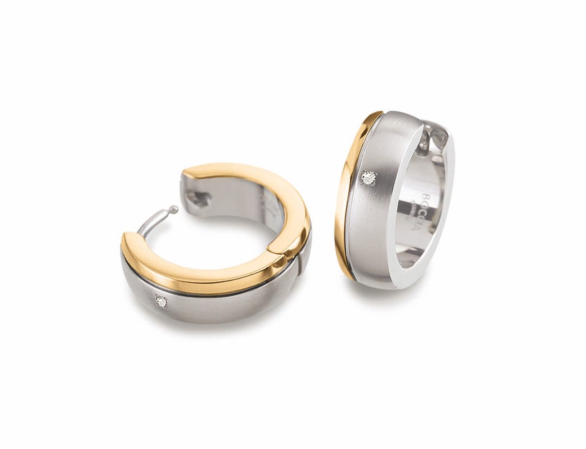 Boccia Titanium 0539-20 Dames Oorbellen - Oorringen