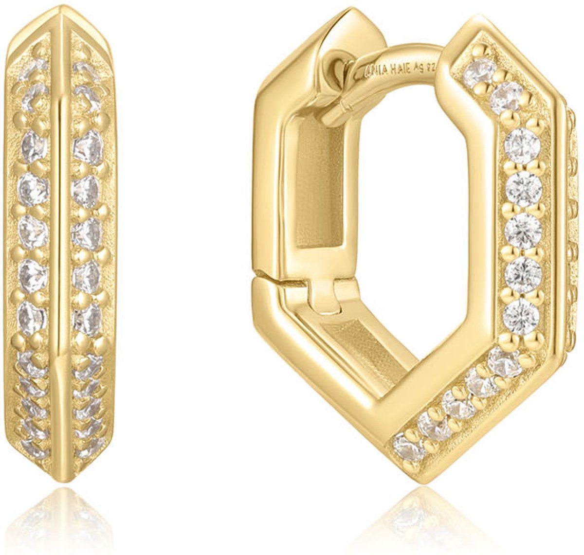 Ania Haie AH E067-06G Trailblazer Dames Oorbellen - Oorringen