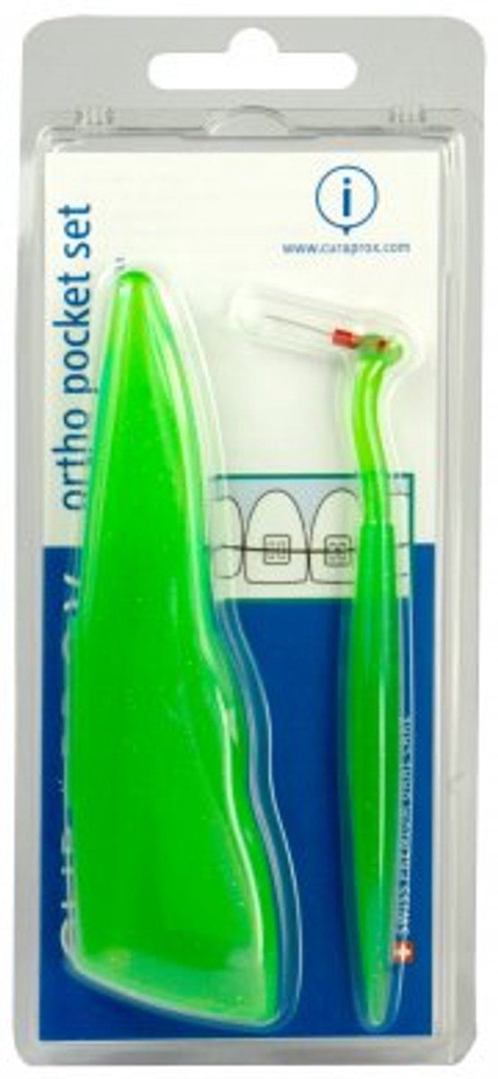 Curaprox Ortho Pocket Set Interdentale Borstels voor Beugels