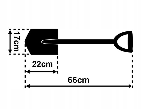 Verkatto Tactische Schep 660mm - Multifunctioneel & Duurzaam van Verkatto — afbeelding 2