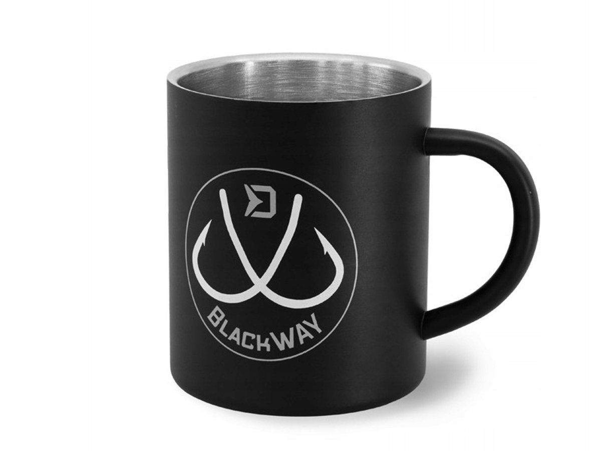 Delphin Blackway roestvrijstalen mok 300 ml - Ideale kampeer- en vismok