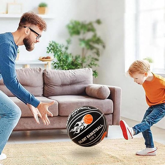 Smousse Ball Taille 7 Haokelai Silent Basketball Taille 7 (24 Cm) Ballon De Basket Silencieux En Mousse Haute Densité Non Revêtu Balle En Mousse Pour Entraînement En Salle Pour Enfants Et Adultes