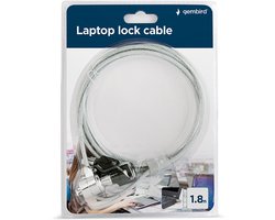 Gembird LK-K-01  - Notebook anti-diefstalkabel met slot