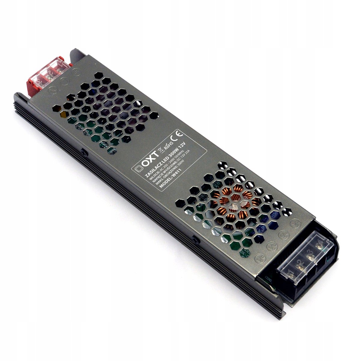 OXT LED-voeding 12V 300W 25A Slim PRO Montage