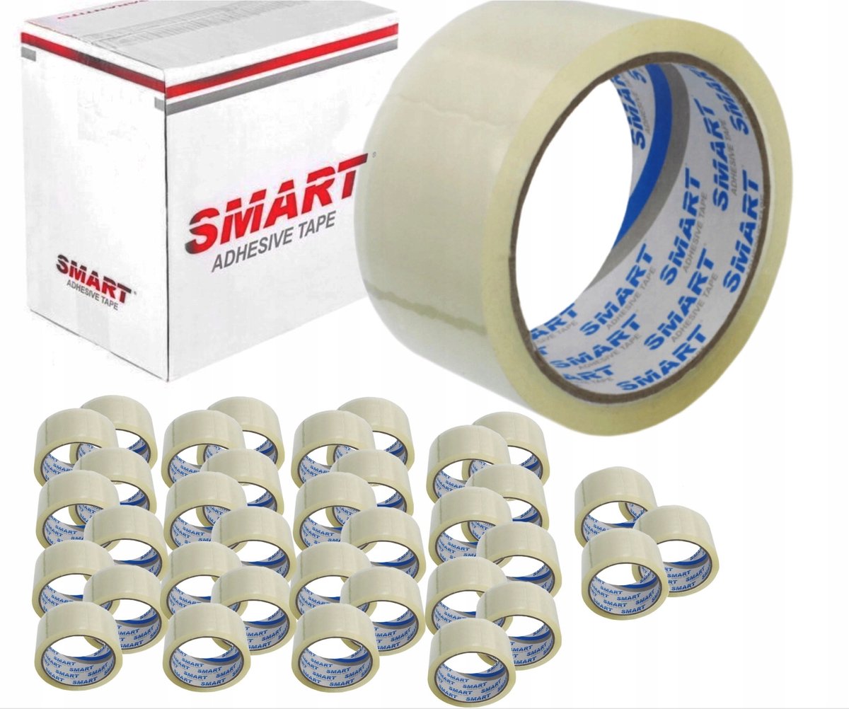 Transparante Pakking Tape 48mm x 82m - 36 Rollen - Sterke Kleefkracht