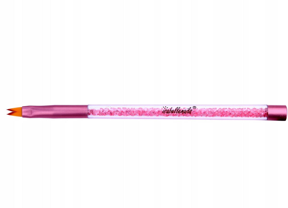 Penseel voor Nagels Ombre & Nail Art - Synthetisch haar, roze handvat
