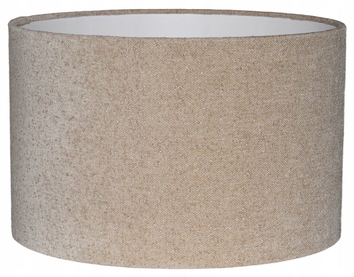 Cilinderlampenkap Boucle Beige 30/20cm E27