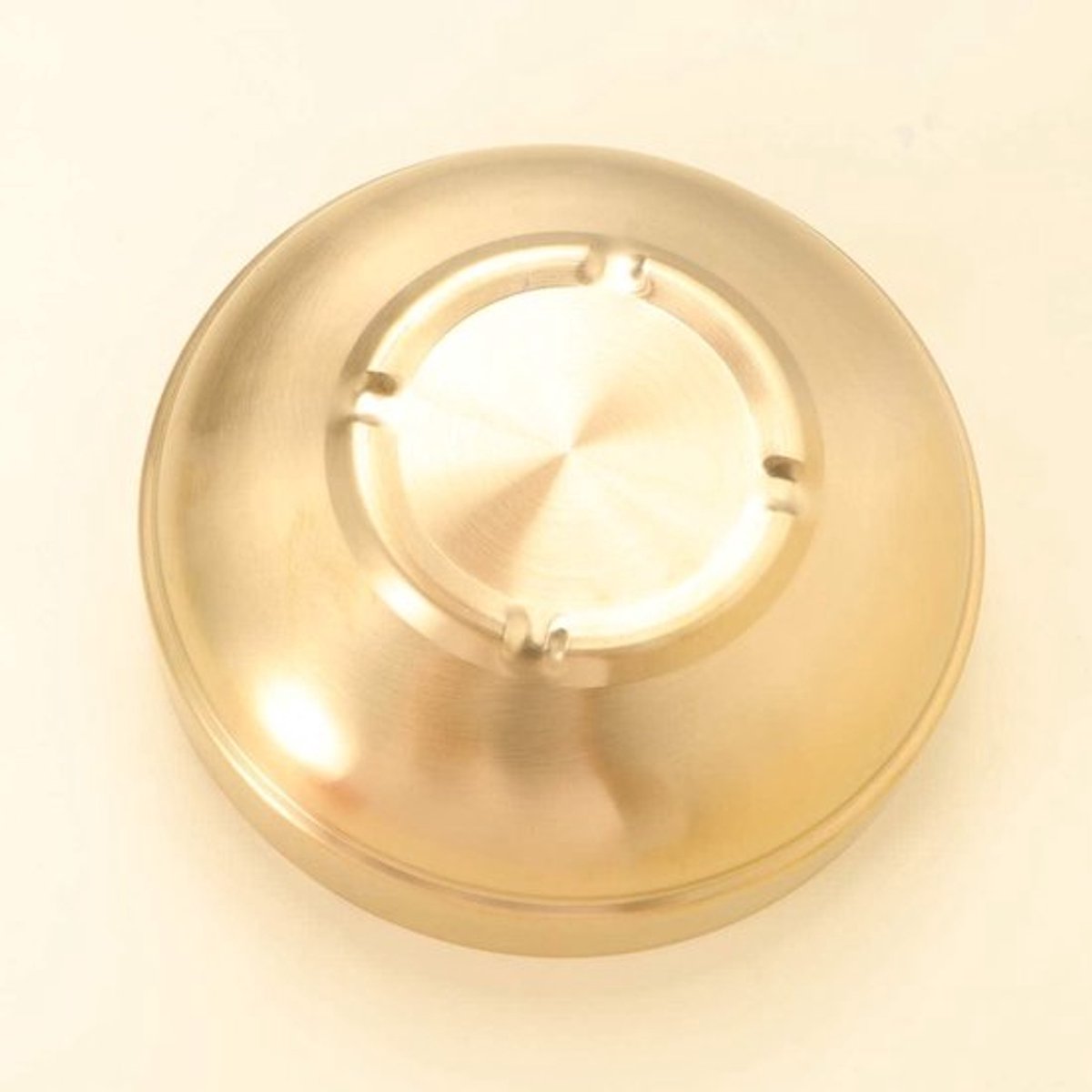 Roestvrijstalen gouden dubbele kom - 19 cm
