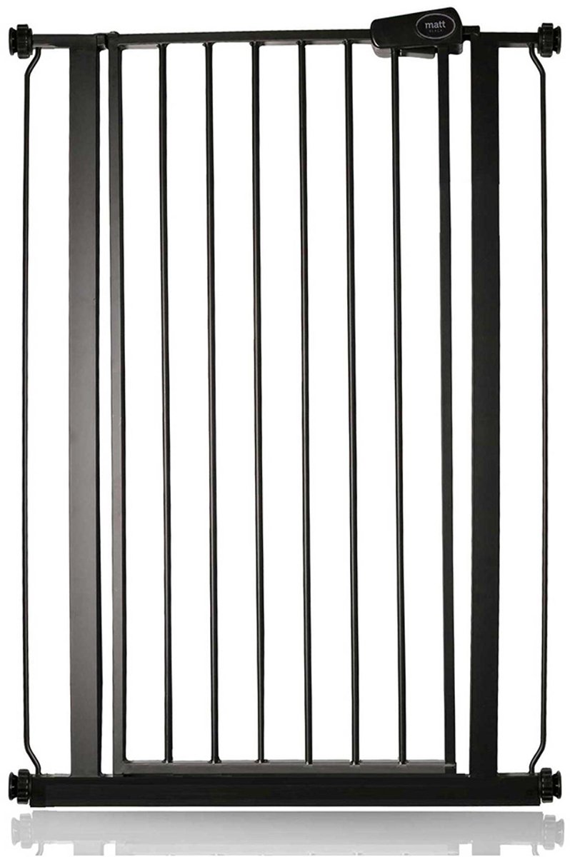 Bettacare Petgate, 75cm - 83cm, Mat Zwart, Hoog 104cm