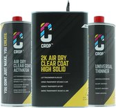 Laque transparent à séchage à l'air libre CROP 2K - KIT PROMOTIONNEL 8,5 litres