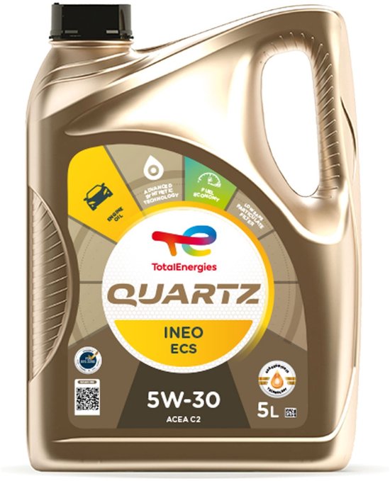 Total Quartz 5W30 5L - C2 INEO ECS Peugeot Citroen Toyota