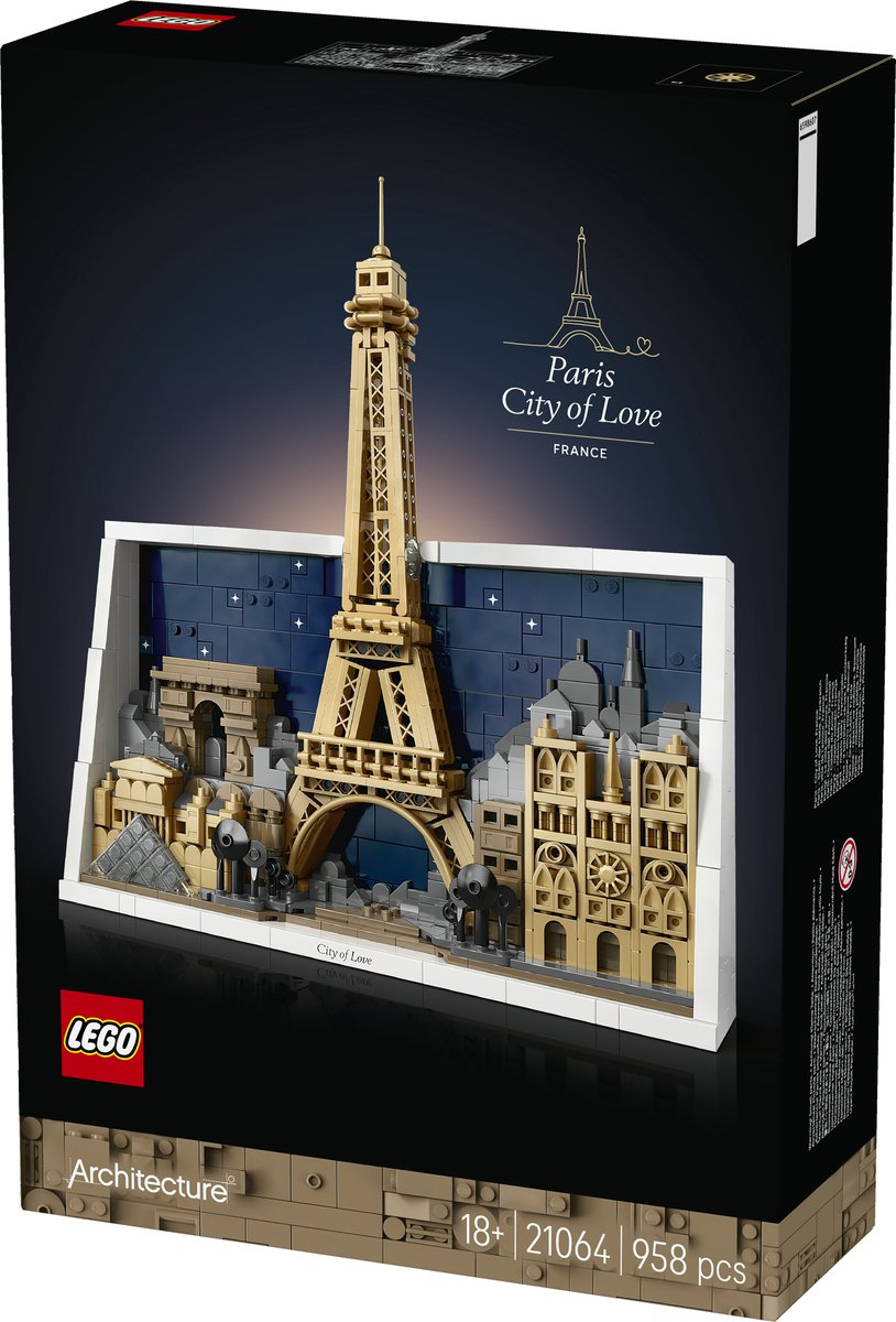 LEGO® Architecture Parijs – Stad van de Liefde - 21064 — afbeelding 10