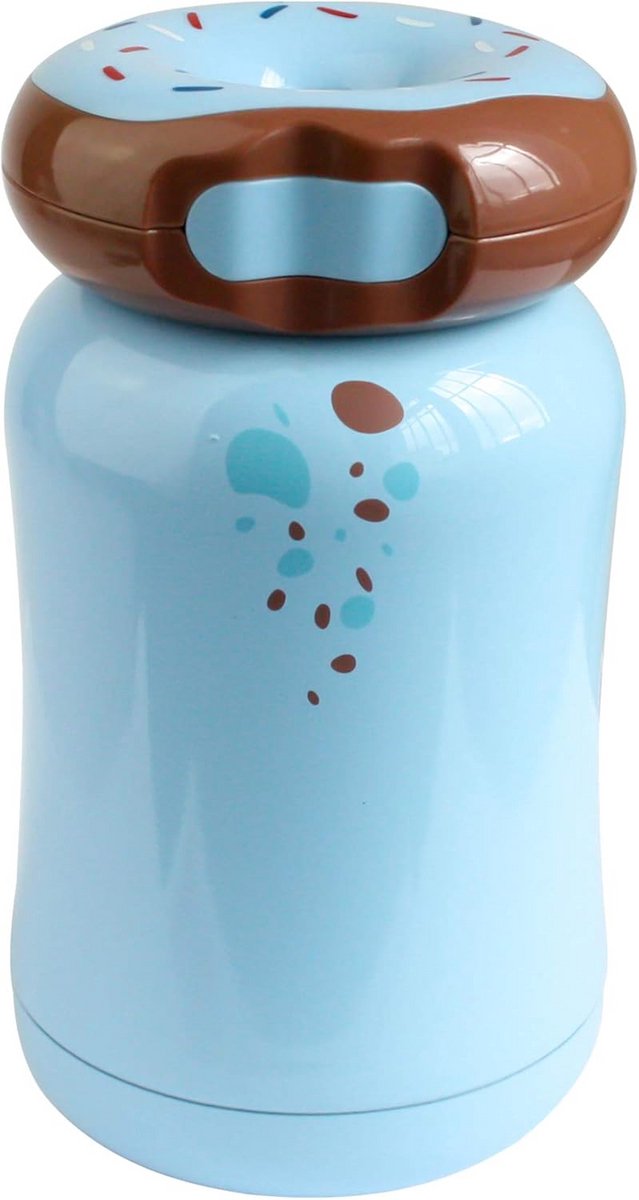 260 ml Donut Thermosfles Lekvrij RVS Isolatie Kinderfles Koud Warm