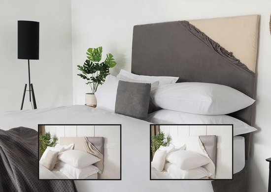 Gecapitonneerd hoofdbord linnen h120cm, selve touwkleur Am.Pm | La Redoute