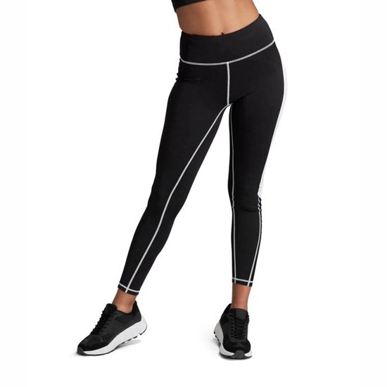 Björn Borg - Dames - STHLM High Waist Mesh Leggings - Multicolour/Wit/Zwart - Maat 42 van Merkloos — afbeelding 2