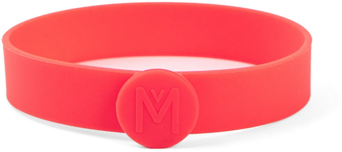 MontiiCo Siliconen bestekbandje - past perfect op MontiiCo voedselpotten en Bento 2 - Watermeloen rood