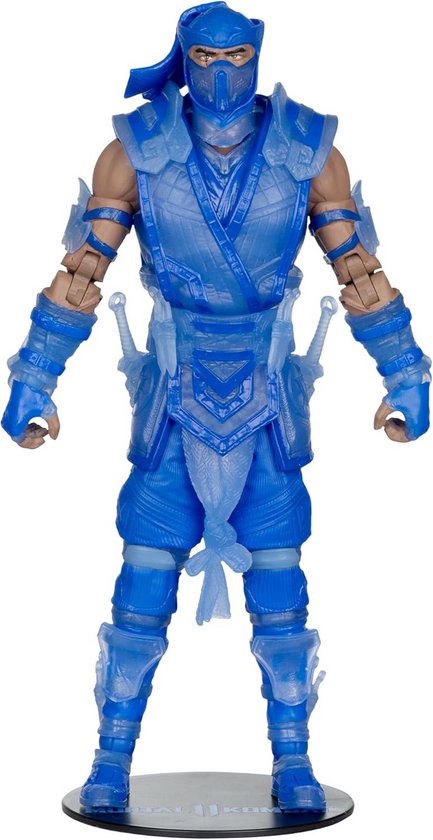 Glow in the Dark Sub-Zero Action Figure 18 cm – Beweegbare Mortal Kombat Collectible