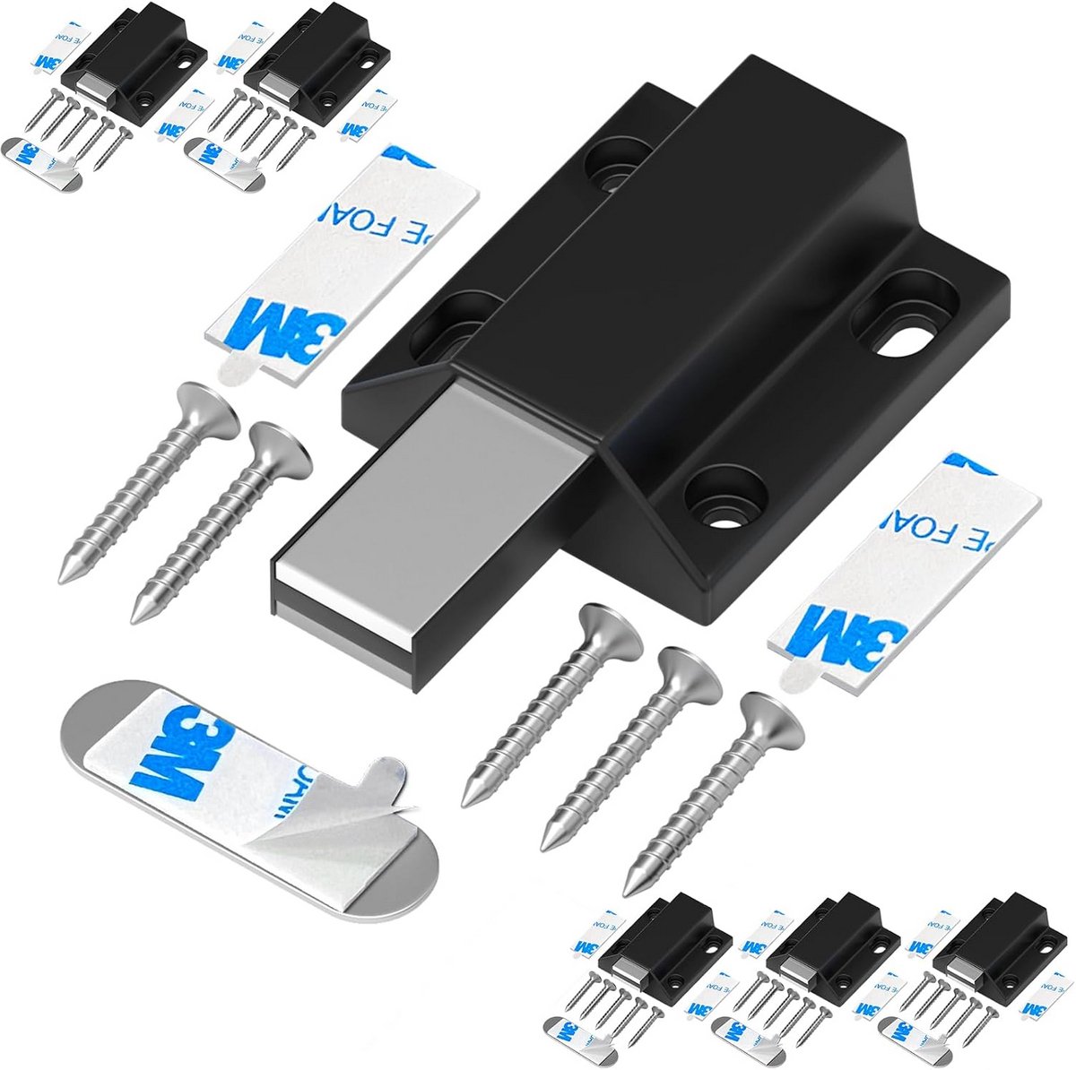 Magnetische druksluiting zonder grepen - push to open voor kasten en laden
