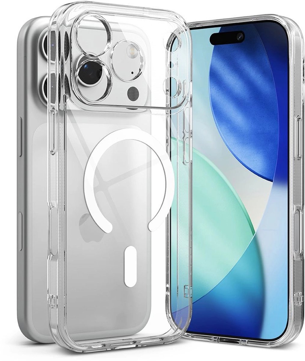 Ringke Fusion Magnetische Hoes Voor Iphone 17 Pro Transparant Magnetisch