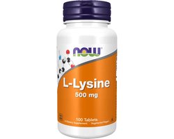 Now Foods - L-Lysine 500 mg - Aminozuren - 100 Capsules