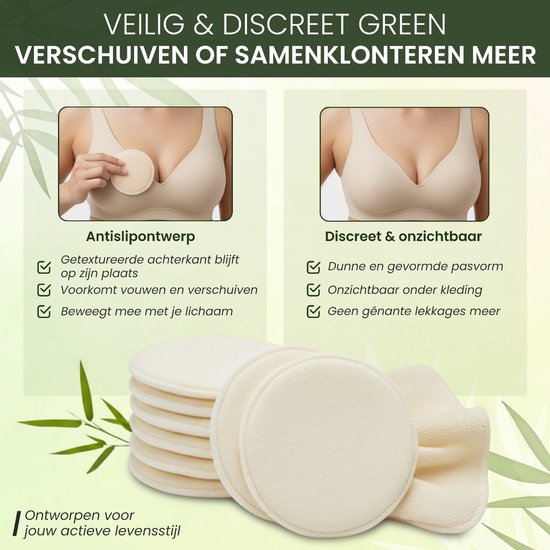 Heevli® Wasbare Zoogcompressen - BabyCare - 14 Stuks - Milieuvriendelijk - Herbruikbaar - Natuurlijk - Wasbaar - Inclusief Opbergzakje van Heevli — afbeelding 4
