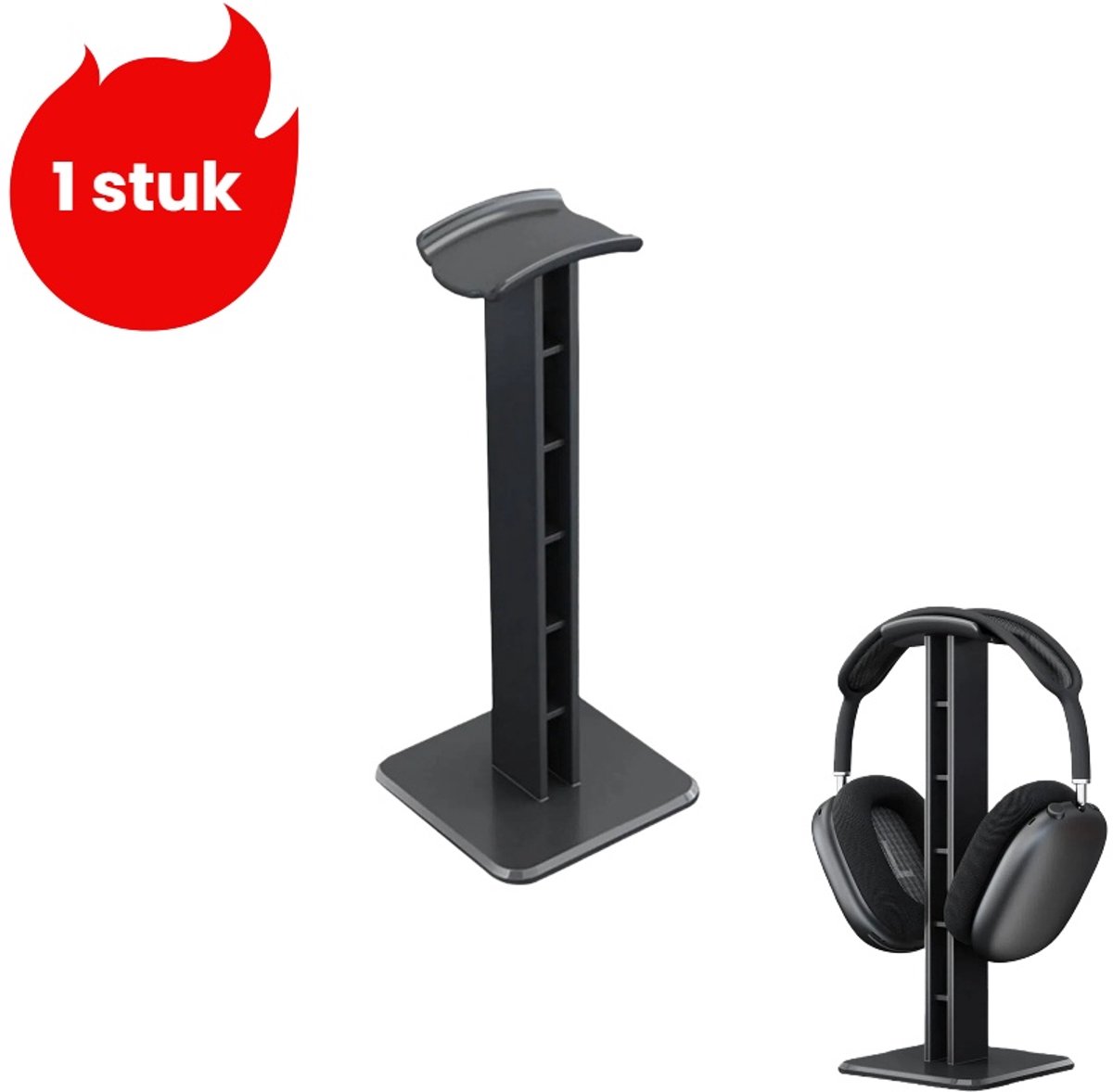 1 artikel - Koptelefoonstandaard - PC Gaming Headset Displaystandaard - Zwart