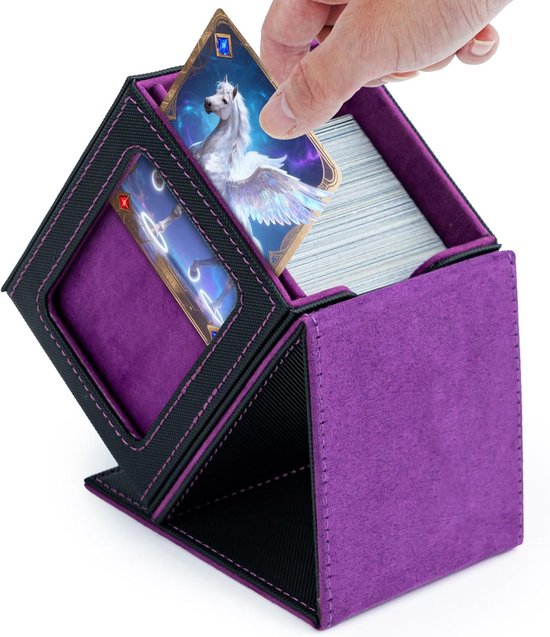YICH 8 x Deck Box Deck Boxes for MTG, 95 x 72 x 47 mm, Card Box