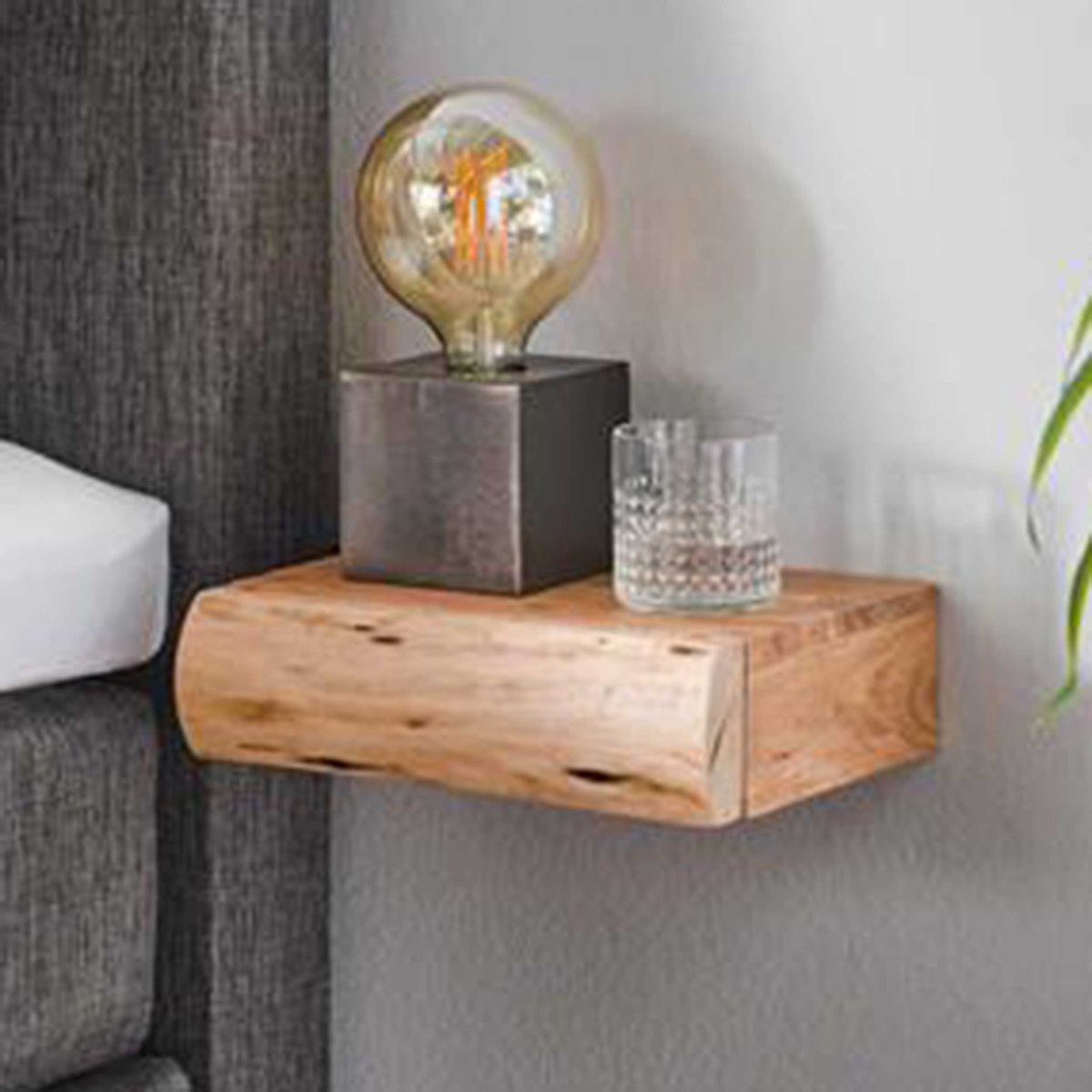 Set Van 2 Nachtkastjes 30 Cm Moxy-massief Acacia - Emob - Nachtkastje - Bruin - Hout