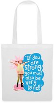 Sac bandoulière en tissu Pippi Longstocking extensible avec inscription