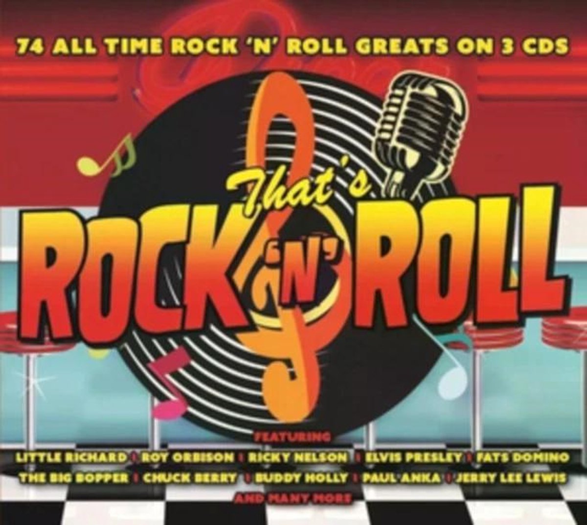 Various Artists - That's Rock 'n' Roll: 74 All Time Rock'n' Roll Greats (3 CD)
