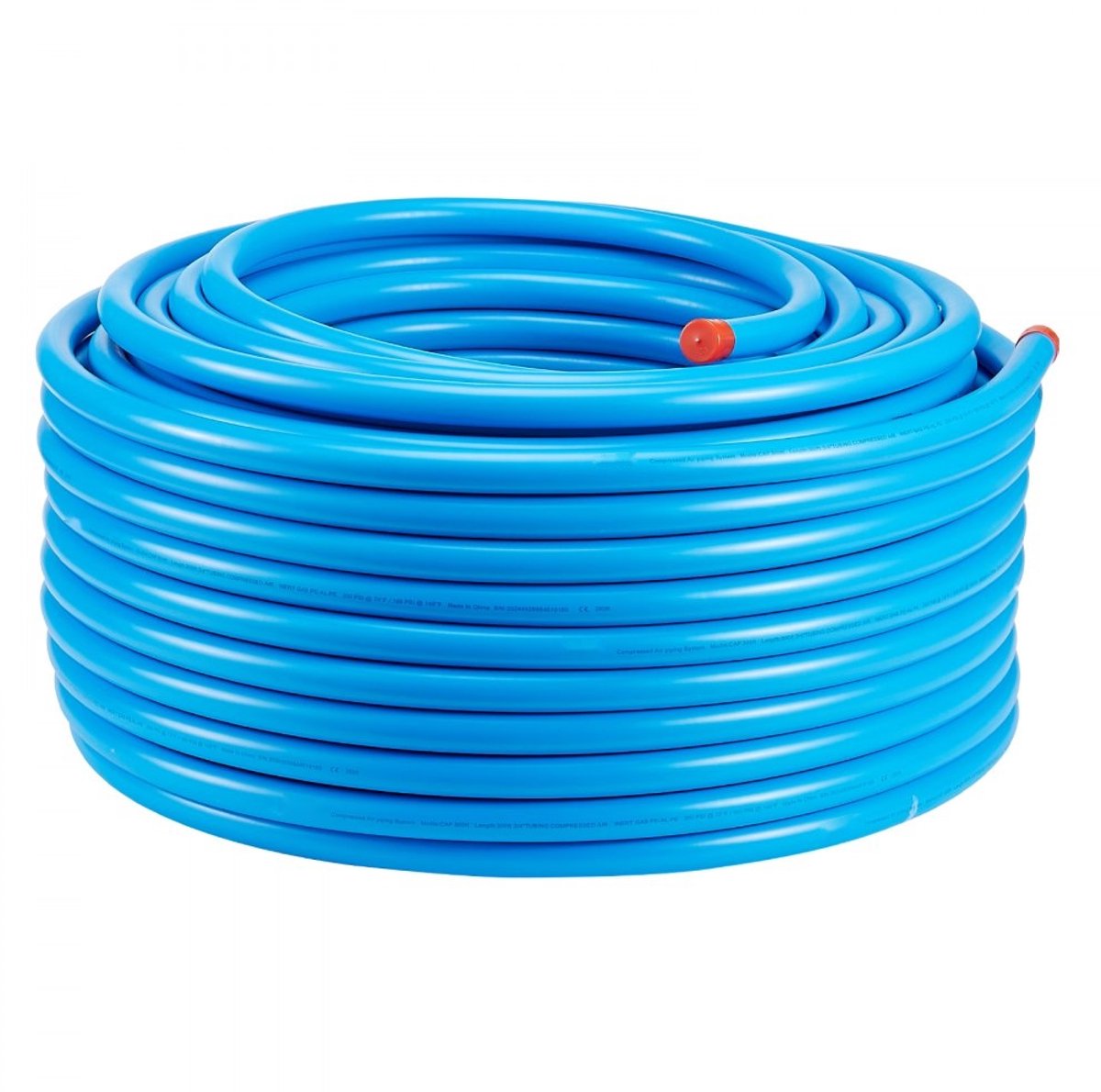 Perslucht leidingsysteem - HDPE-aluminium leidingkit - 91,44 m x 19,05 mm - Lekvrij - Drukbestendig - Eenvoudige montage - Voor luchtcompressor - Voor garage en werkplaats - Blauw – foto 6