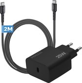 Phreeze usb C adapter 25w - Usb c naar usb c kabel 2 meter - Snellader voor telefoon en tablet
