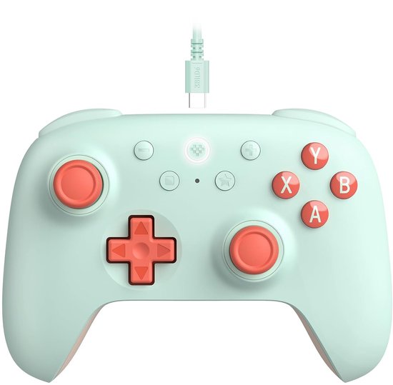 8Bitdo Ultimate 2C - Bedrade Controller - Android, PC - Mint/Roze