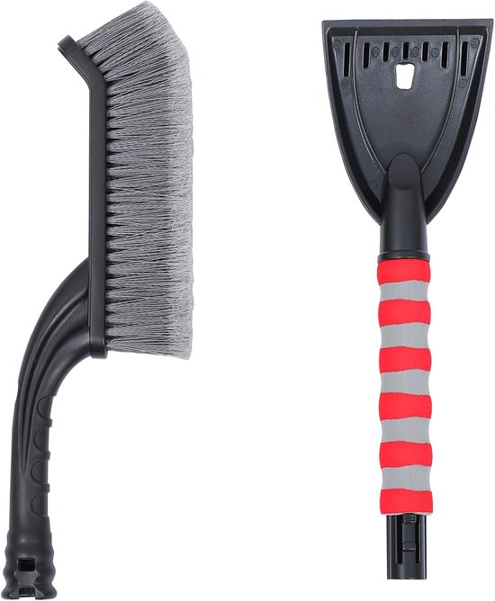 Foto: Techshark 2 in 1 ijskrabber ramentrekker ijskrabber ramentrekker raamkrabber kunststof ergonomisch